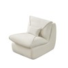 CAVINAS Recliner Single Seat Upholstered Lounge Chair Sofa Modern Design Accent Sofa with Ottoman for Living Room - 2 of 4