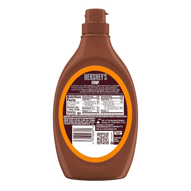 Hershey's Caramel Syrup - 22oz, 3 of 7
