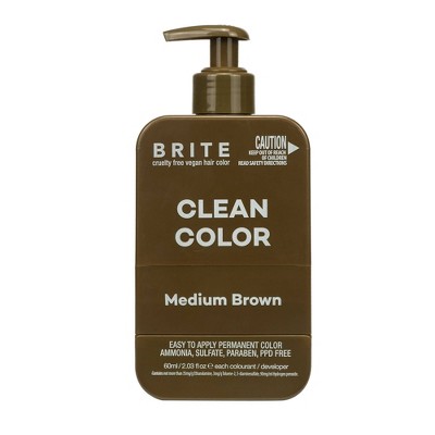 BRITE Clean Color Kit - Medium Brown - 4.05 fl oz