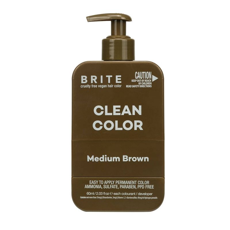 BRITE Clean Color Kit - Medium Brown - 4.05 fl oz, 1 of 10