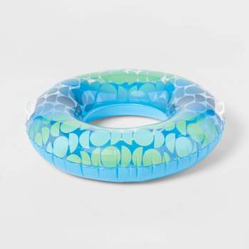 Northlight 42 Blue Sparkle Inflatable Swimming Pool Tube Ring Float :  Target