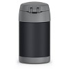 Thermos 16oz FUNtainer Food Storage Jar with Spoon - Matte Charcoal - 4 of 4