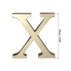 Unique Bargains Self-Adhesive Letter Acrylic Alphabet Mirror Wall Stickers - 2 of 4