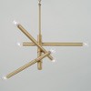 Capital Lighting Zane 6 - Light Chandelier in  Aged Brass - 3 of 4