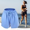 Unique Bargains Women's Flowy Running Shorts Casual High Waisted Workout Shorts 1Pc - 2 of 4