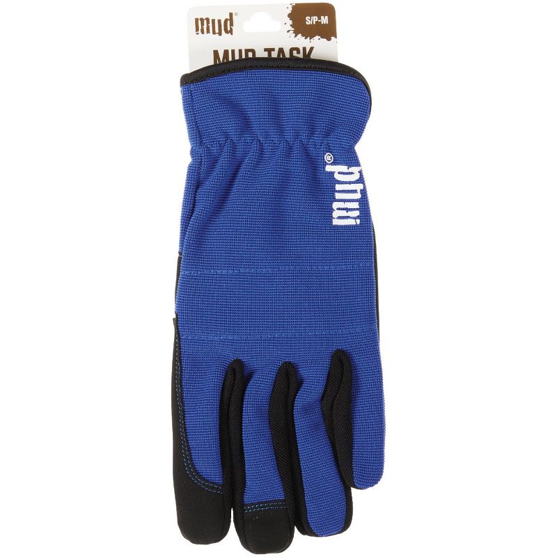 Mud Gloves  Women's Small/Medium Synthetic Leather True Blue Garden Glove MD52001TB-WSM, 2 of 3