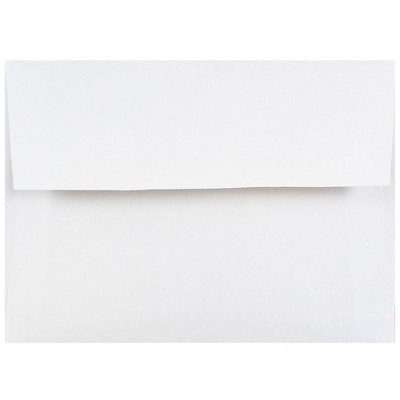 JAM Paper A2 Invitation Envelopes 4.375" x 5.75" White Bulk 500/Box MOOP6250LDID