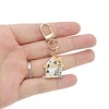 Unique Bargains Flower House Handbag Charms Keychains 1 Pc - 4 of 4