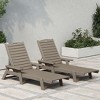WestinTrends Adirondack Outdoor Chaise Lounge for Patio Garden Poolside (Set of 2) - 2 of 4