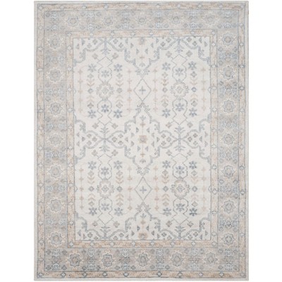 Maharaja Mhj441 Hand Knotted Area Rug - Ivory/blue - 8'x10' - Safavieh ...