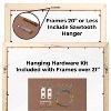 PosterPalooza | 7x7 Thin Barnwood Picture Frame, UV Acrylic, 2 Finishes - Grey and Black - 4 of 4