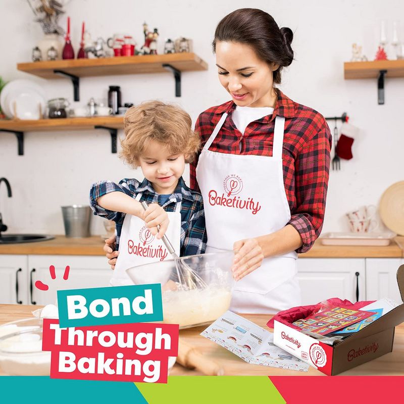 BAKETIVITY Kids Baking DIY Activity Kit - Bake Delicious Yum&m Jumbo Cookies- Real Fun Little Junior Chef Essential Kitchen Lessons, 2 of 10