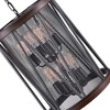 CWI Lighting Parsh 8 Light Drum Shade Chandelier With Pewter Finish - 4 of 4