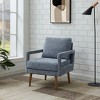 NicBex Chenille Accent Chair,Upholstered Living Room Chairs with Mid-Height Backrest,Mid-Century Modern Arm Chair,Accent Chairs for Living Room - 2 of 4