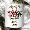 Dog Buffalo Plaid Christmas Mug, Dog Mom Gift (Non-Custom Only)| OrnamentallyYou - image 3 of 4