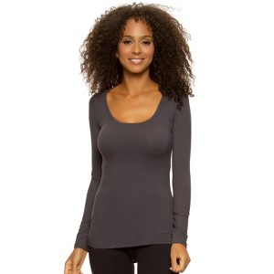 Felina Women's Velvety Soft Scoop Neck L/S - 1 of 2