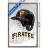Trends International MLB Pittsburgh Pirates - Drip Helmet 22 Framed Wall Poster Prints - 3 of 4