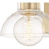 Mitzi Riley 1 - Light Vanity in  Polished Nickel Clear Shade - 2 of 2