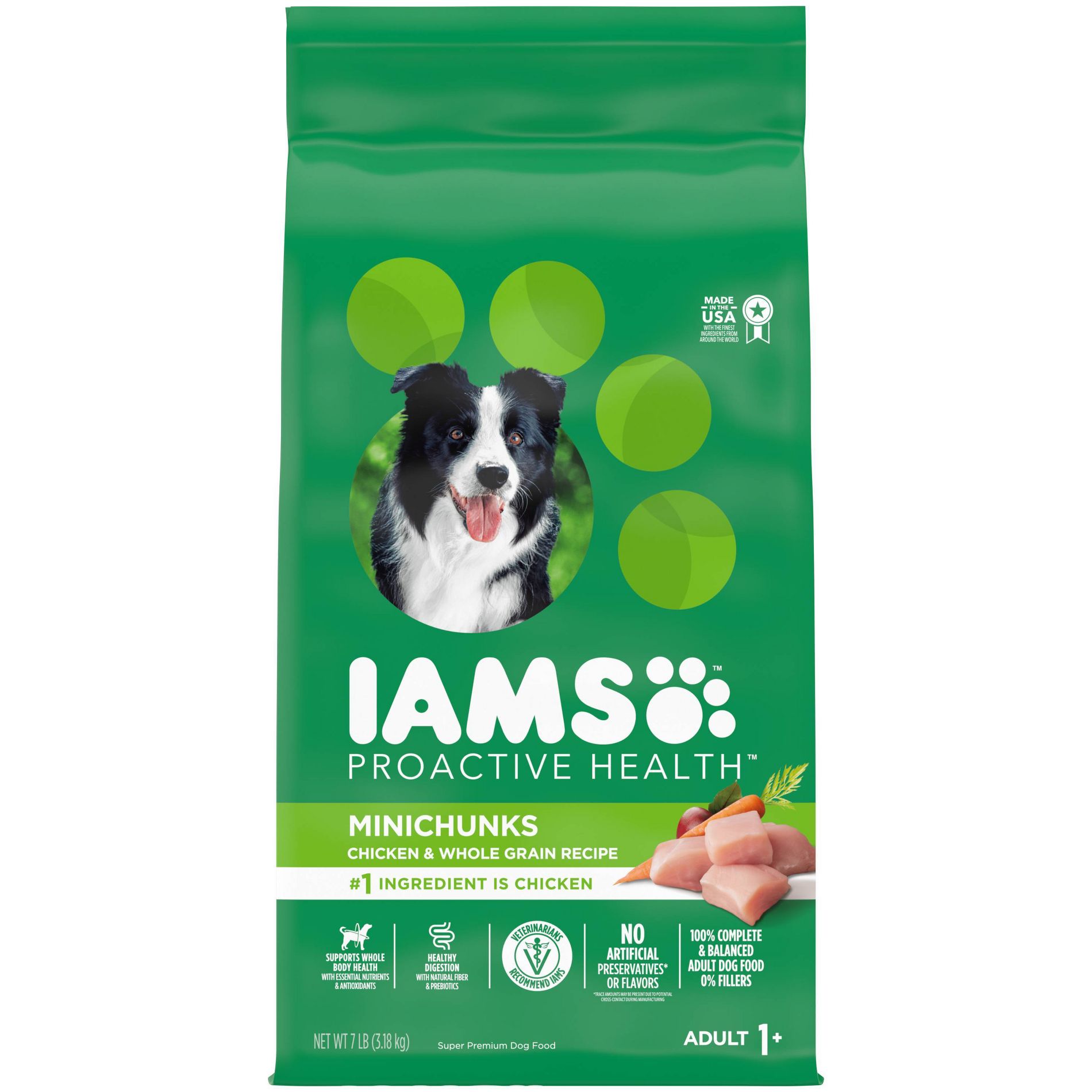 IAMS Proactive Health Chicken and Whole Grain Flavor Minichunks Dry Dog Food