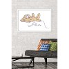 Trends International Disney Simple Moments Line Art - Pluto Framed Wall Poster Prints - 2 of 4