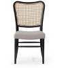 Maven Lane Vera Classical Fabric Wooden Dining Chair, Set of 2 - 2 of 4