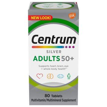 Centrum Silver Adult Vitamin Tablets - 80ct