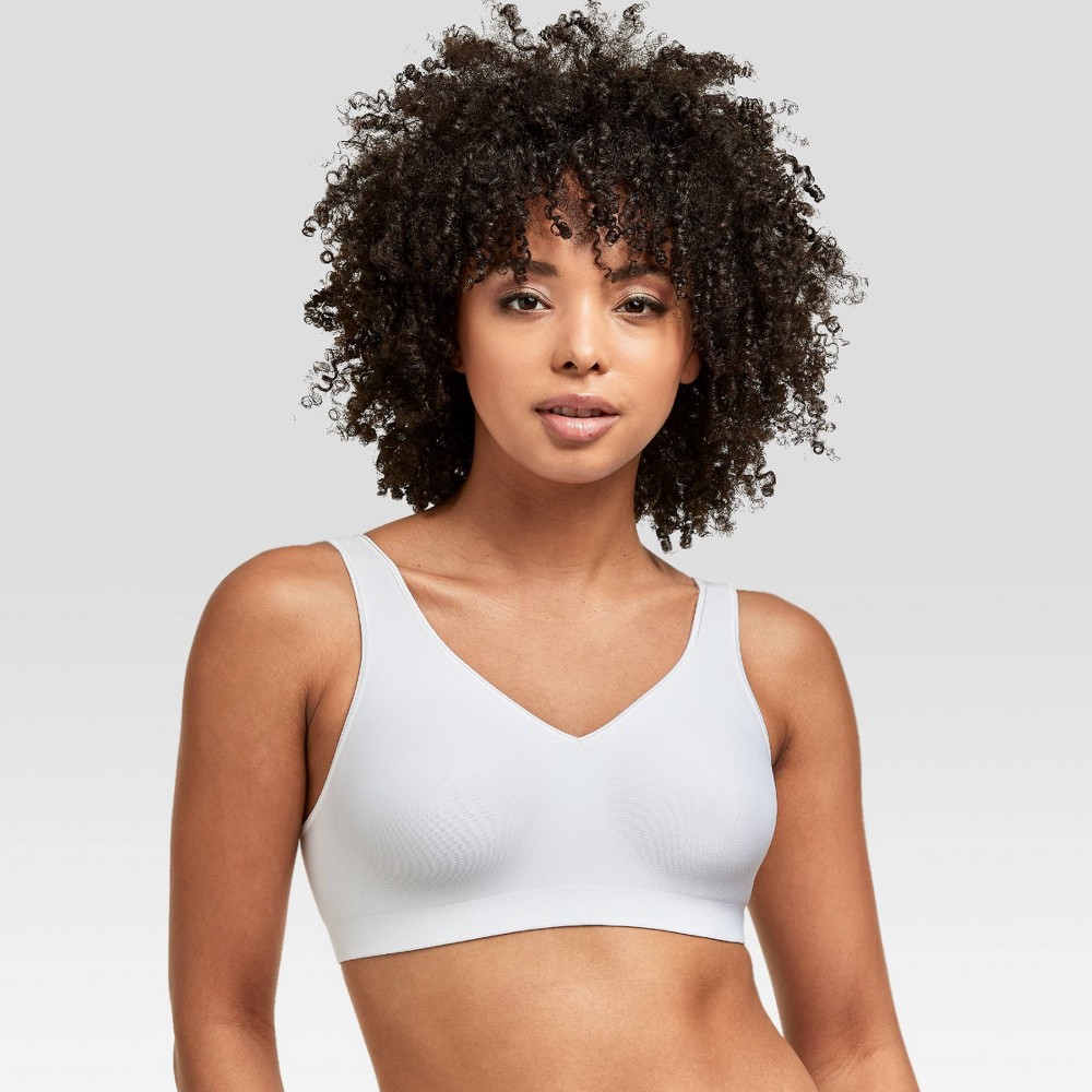 Hanes Women's Smoothtec Foam Wireless Bra G199 - White Chevron S