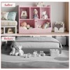 TackView 3-Tier Wooden Toy Storage Organizer & Bookshelf,5-Section Book Rack Daycare Furniture,for Nursery,Bedroom,School - 4 of 4