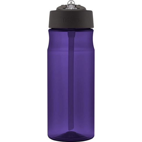 Thermos 13661 Hydration Water Bottle with Straw, Deep Purple, 530 ml