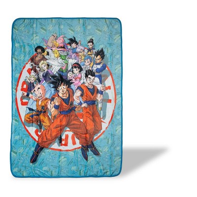 Just Funky Dragon Ball Z Goku Super Saiyan 3 Japanese Fleece Throw Blanket  : Target