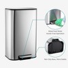 5.3 Gallon Stainless Steel Garbage Can, Small Trash Can with Soft Close Lid & Inner Bucket - 4 of 4