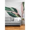 Cassia Beck Pink Leaves II Tapestry - Society6 - 2 of 3