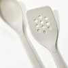 10pc Soft Grip Nylon Kitchen Utensil Set Gray - Figmint™ - 3 of 4