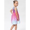 2Bunnies Girls' Lavender Frost Sleeveless Sequin Dress - 4 of 4