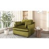 Vynxaria Mirod Oversized Accent Chair - Comfortable Armrest Cushions, Versatile Neutral Style, Elegant Design, Durable Frame - 4 of 4