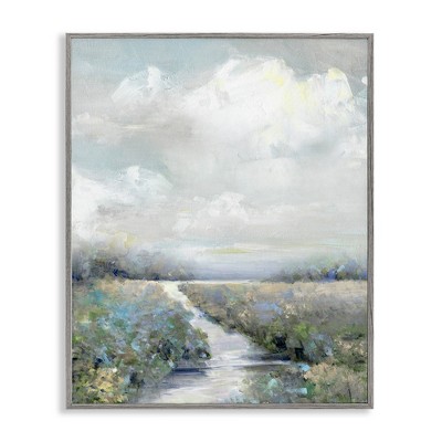Stupell Industries Tranquil Flower Meadow Path, 11" x 14"