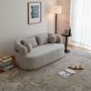 Okak Modern Memory Foam 2-Seater Sofa Couch with Pillows,Chenille Deep Seat Loveseats for Living Room, Bedroom, Apartment - 4 of 4