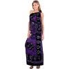 LA LEELA Women's Sarong Wrap Swimwear Cover up Wraps One Size Violet Palm Tree - 2 of 3