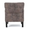 Sapphtopaz Modern Accent Chair, Arm Chair with Button-Tufted Back, Lounge Chair for Living Room, Bedroom, Office - 4 of 4