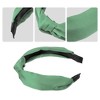 Unique Bargains Women's Satin Knotted Headband Hairband 1.2" Wide - 4 of 4