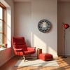 FURNIinspire Wall Clocks Round Gear Mechanism Wall Hanging Clock Living Room Decorative Timepiece Home Vintage Wall Decor, Brown, 20"*20"*3" - 4 of 4