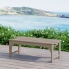 WestinTrends  Backless All-Weather Outdoor Bench for Patio Garden - 2 of 4