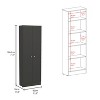 NicBex 5 Shelves File Cabinet with Double Door Cabinet,Office Cabinet with Spacious Tier-Shelving Design,Filing Cabinet for Home Office - 2 of 4