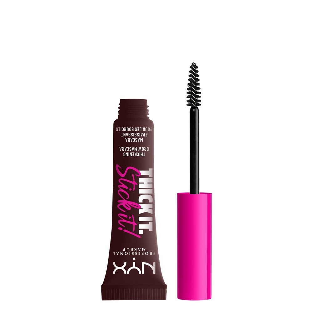 Photos - Other Cosmetics NYX Professional Makeup Thick It Stick It Brow Gel Mascara - Espresso - 0. 