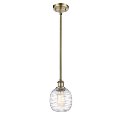 Belfast - 1 Light Mini Pendant In Industrial Style-9 Inches Tall and 6 Inches Wide