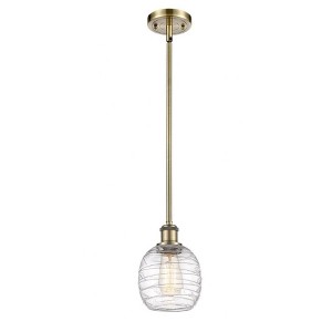 Belfast - 1 Light Mini Pendant In Industrial Style-9 Inches Tall and 6 Inches Wide - 1 of 1