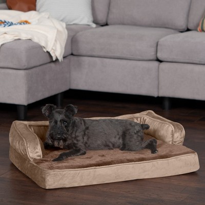Medium Almondine Orthopedic Foam Sofa-Style Pet Bed