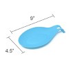 Wrapables Large Silicone Heat Resistant Spoon Rest Utensil Spatula Ladle Holder (Set of 4) - 3 of 4