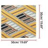 INSPIRE CHIC Women's Stripe Print Wrap Scarves Head Scarf Kerchief Neckerchief 1 Pc - 3 of 4