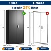 AOBABO 72 in. Tall Black Metal Storage Cabinet with 2-Doors and 4-Shelves, Steel Storage Freestanding Cabinet - 4 of 4